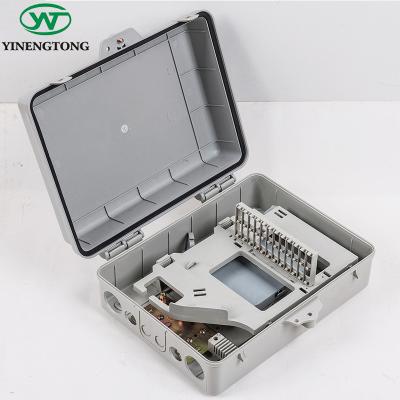 China Customized Good Quality PP Material 24 Core Fiber Optic Termination Waterproof Dustproof Outdoor Waterproof Box for sale