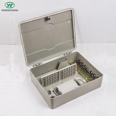 China IP55 65 Multi Fiber Waterproof Box SMC FTTH Multi Port Waterproof Dustproof Cheap Customized Outdoor Terminal Box for sale