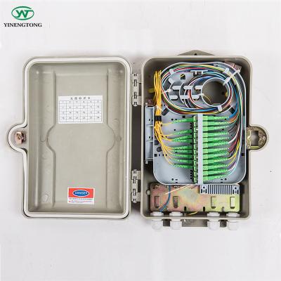 China Factory sale hot 24 ftth 24 core high performance fiber optic cable distribution box waterproof dustproof for sale