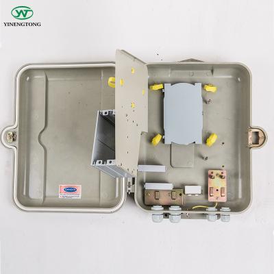 China SMC high performance 16 core ip65 fiber optic distribution box waterproof dustproof outdoor fiber optic terminal for sale