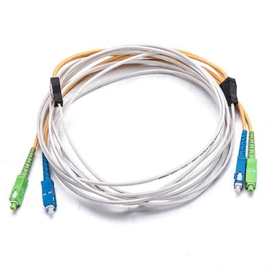 China FTTH FTTB FTTX Network Type New Customized FTTH Jumper Cable Patch Cord Fiber Optic Fast Connector On Low Price for sale