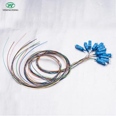 China FTTH FTTB FTTX Network High Performance FTTH Singlemode SC/UPC Fiber Optic Fiber Pigtail High 12 Pigtail On Low Price for sale