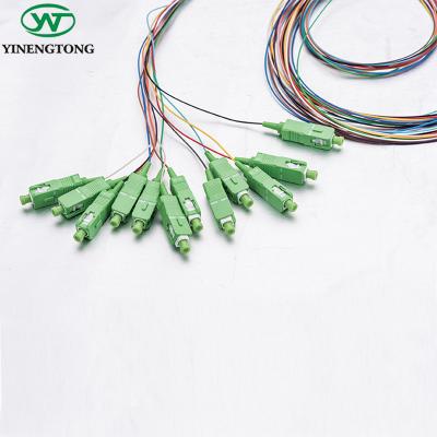 China Wholesale cheap FTTH FTTB FTTX network price good quality 12core ftth fiber SC APC pigtail fiber optic for sale