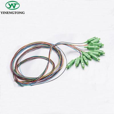 China Wholesale Cheap High Quality FTTH FTTB FTTX 12 Network Fiber SC APC Pigtail Singlemode Fiber Optics On Sale for sale