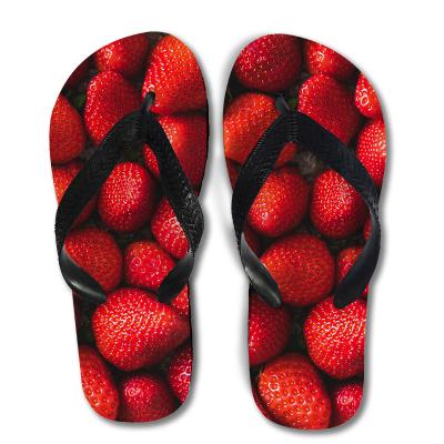 China Hot Sale Custom Fashion Trend Logo Printed Flip Flop Men's and Women's Slipper Sandals Soft PE Rubber Material Flip Flop for sale