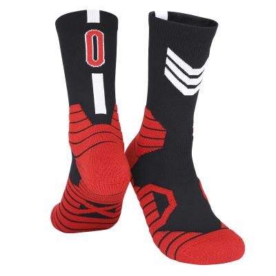 China Breathable Custom Made Branded Socks Dropship In Bulk Wholesale Good Quality Elite Basketball Team Men Socks For Adults for sale