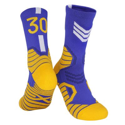 China Cheap Wholesale Custom Elite Sporty Half Breathable Cushioned Cotton Basketball Mens Crew Socks for sale