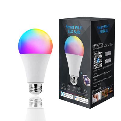 China Hot Sale Amazon RGB Smart Life Wifi Bulb Alex Google Wifi Smart Led Residential Bulb Lights for sale