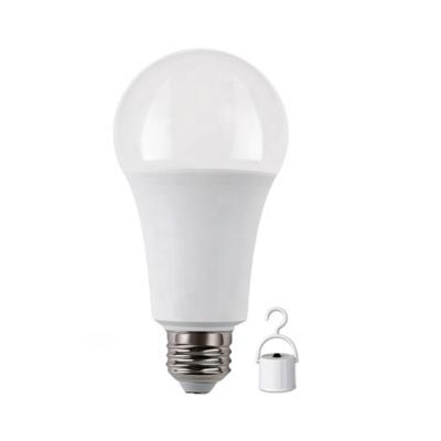 China Led Lighting Products Amazon Hot Sale 9w E26 Rechargeable Lamp Battery Cable Emergency Light Bulb for sale