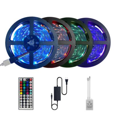 China Residential Background RGB 300 Colored Lighting RGB LED Music LED Strip Outdoor Bar Lights Strip Light for sale