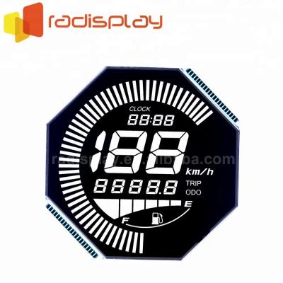 China Tn Segment Odometer Car Dashboard LCD Display Tachometer 3.9