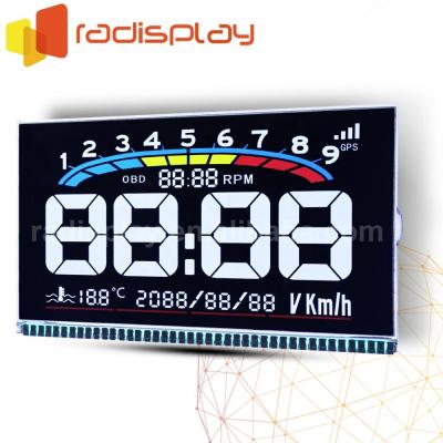 China Car Tachometer Dashboard Motorcycle LCD Display 2.5