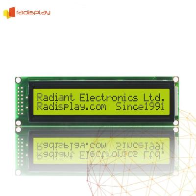 China 24 Characters x 2 Lines Display Yellow Green Backlight Character 24X2 LCD Module Display for sale