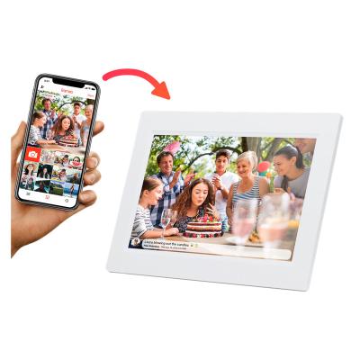 China New promotion 2021 10.1 inch IPS wifi photoframe digital photoframe wifi frameo IPS digital photoframe hot new promotion style frameo for sale