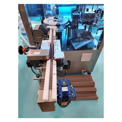 China CLOTHING automatic label labeling machine automatic label rewinder round bottle labeling machine for sale