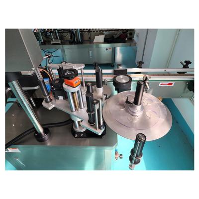 China APPAREL factory price pocket label applicator label machine automatic round bottle labeling machine for sale