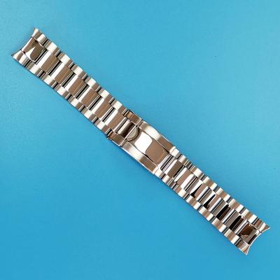 China CNC End Links Stainless Steel Profile Bar Watch Band With CNC Links And Safety Buckle First for sale