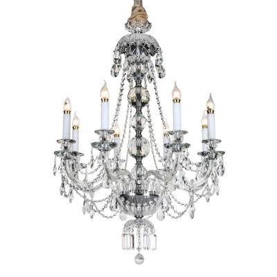 China Simple chandeliers crystal clear leaded crystal rock new bedroom chandelier EUROPEAN modern ceiling chandelier for sale