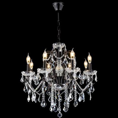 China Residential crystal candle lamphanging light doctor who k9 luxury flush chandelier lighting for sale