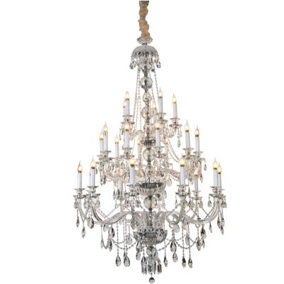 China Hotel Zhongshan City K9 Chandelier Antique Crystal Chandelier For Hotel Luxury for sale