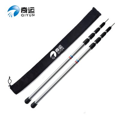 China QIYUN Eco-Friendly Factory Wholesale Specifications Various To Order Aluminum Telescoping Camping Custom Tarp Tent Poles Round Pipe for sale