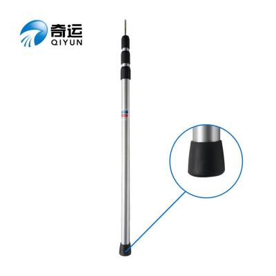 China Qiyun 3 Section 230CM 6063 Aluminum Telescopic Tent Pole Aluminum Telescopic Flexible Adjustable Tent Pole Can Be Customized for sale