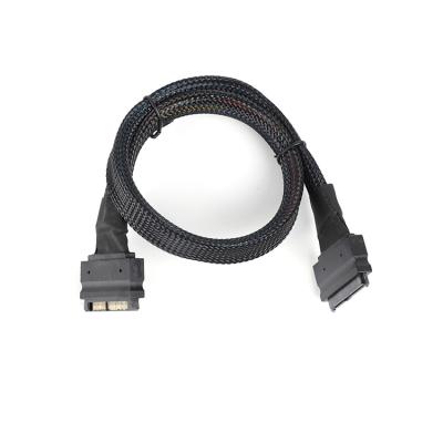 China Telecom MINI SAS Communication CABLE U.2 SAS SFF8639 68P Male Female U.2 SAS SFF8639 68P Data Cable for sale