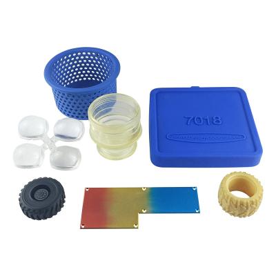 China OEM Custom CNC Aluminum Milling Resin Plastic Rubber Silicone Parts/CNC Machining Delrin Parts Quick Machining Prototype Model Service for sale