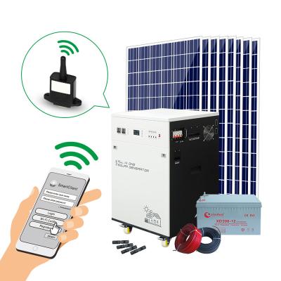 China 6000w 4000w outlet home solar power products factory portable solar energi panels 5000w system for sale