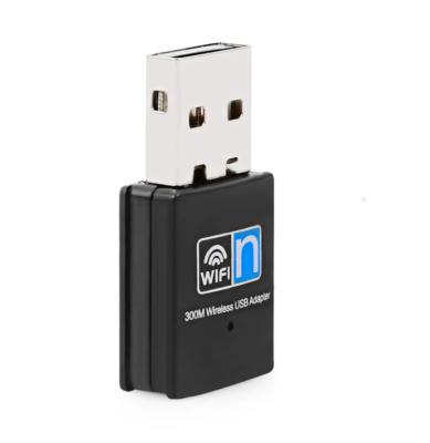 China LAPTOP Wifi Wireless Network Card 300mbps USB Dongle Supporting TV for sale