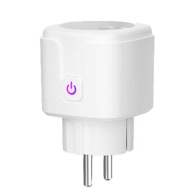 China Tuya Smart Home 16A Wifi Plug Socket Residential/Multi-Purpose EU Wifi Plug Residential/Multi-Purpose Hot Selling OEM ODM ODM for sale