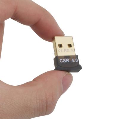 China Computer Audio Mobile Phone Receiver Factory Sale CSR 4.0 BT Adapter USB BT Wireless Adapter 2.3*1.45*0.53cm for sale