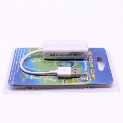 China LAPTOP Fast Speed ​​Rj45 Cable Ethernet USB2.0 10/100 Lan Network Adapter Card Dongle for Macbook Air for sale