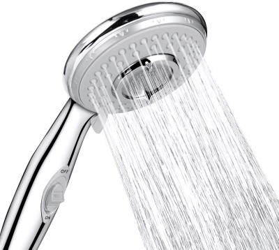 China Without Switch Hand Shower High Pressure 5 Sprayer Water Saving Shower Head for sale