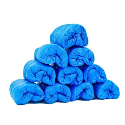 China YUXA Disposable Waterproof Dustproof Shoe Cover PE Plastic Shoe Covers for sale