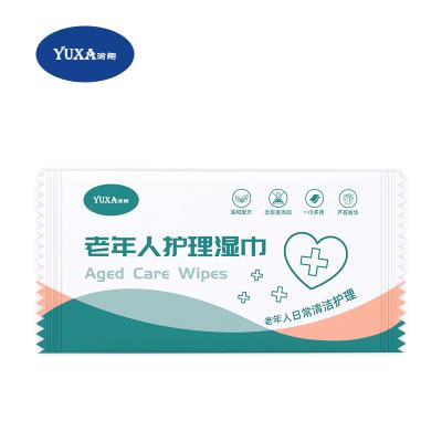 China Biokleen Disposable Flip Top Moisturize Adults Personal Cloths 20x20cm Flushable YUXA Disposable Pack of Alone and Wet Patient Care Cloths for sale