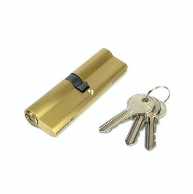 China Double Euro 100mm Open Cylinder Lock Master Key Brass Cylinder for sale