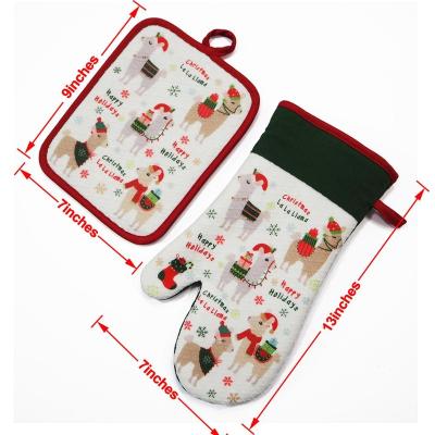 China Eco - Friendly BBQ Grilling Heat Resistant Kitchen Cooking Oven Mitt for sale