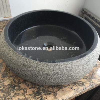 China Sustainable Signal Sink Cabinet Countertop Natural Marble Basin for sale