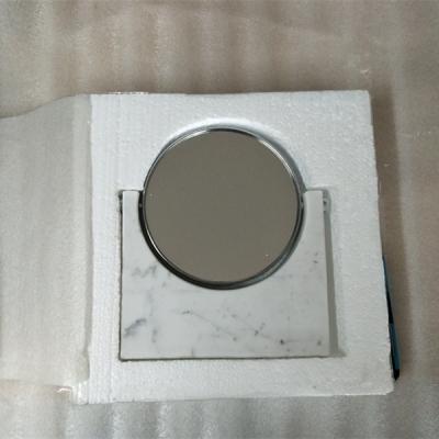 China Modern white real marble stone silver mirror for sale for sale