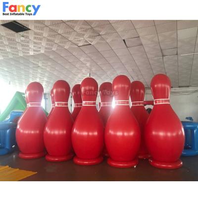 China FT001 inflatable toy bowling pin/PVC inflatable bowling pins/bowling pins for zorb ball for sale