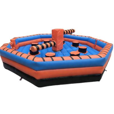 China PVC Dia6m/9m wipeout game/inflatable wipeout course/inflatable meltdown sale for sale