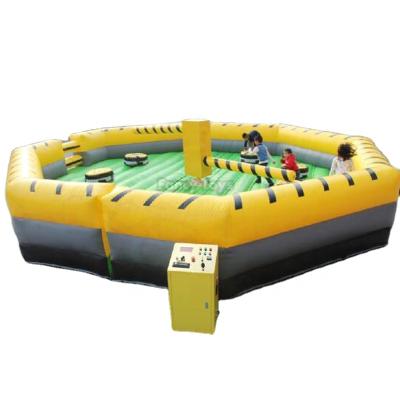 China PVC NOVELTY TOYS! ! inflatable bouncer wipeout game, inflatable wipeout eliminator for sale