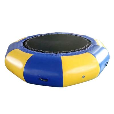 China 0.9mm/1000D PVC Tarpaulin Customized Water Games Inflatable Water Trampoline for sale