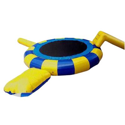 China 2021 New PVC Water Trampoline , Inflatable Water Floating Jumping Trampoline for sale