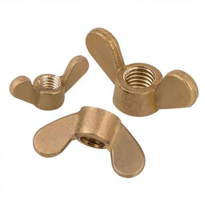 China Heavy industry prices priceshenzhen custom machining shenzhen DIN 315 nongbo suzhou hardware din 315 germani shape brass wing nut for sale