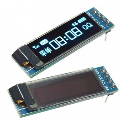 China Solskin 0.91 inch IIC OLED module 0.91 inch yellow/white/blue/green SSD1306 128*32 0.91 inch LCD module for sale