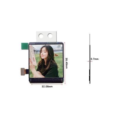 China Self Bright 320*320 Square Portable Display H163QLN01.1 AUO 1.63 COLOR AMOLED MODULE 1.63 inch for sale