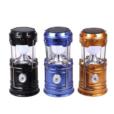 China New Residential Rechargeable Folding Shine 30 LED Outdoor Portable Solar Camping Lantern for sale