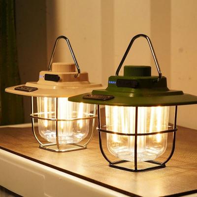 China Residential Popular Lights USB COB Hot Selling Portable Outdoor Emergency Led Camping Lantern and Lamp for sale